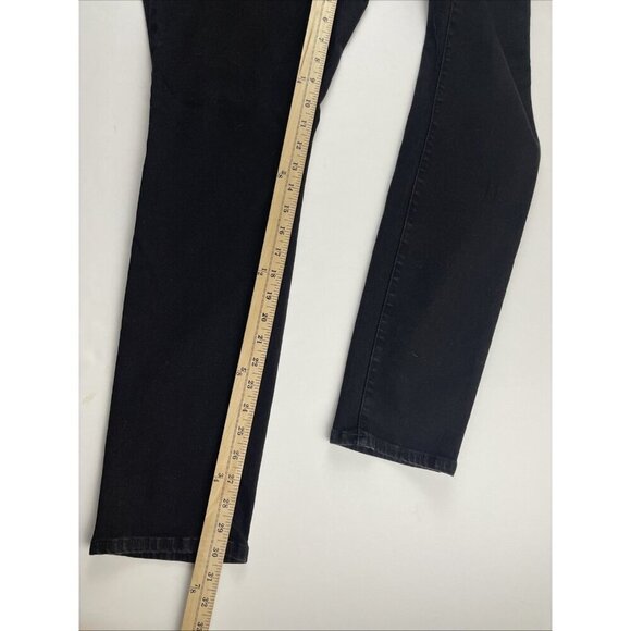Slink Jeans Curvy Women's 16 Black Cotton Blend Stretch Casual Tapered Leg - Picture 4 of 9